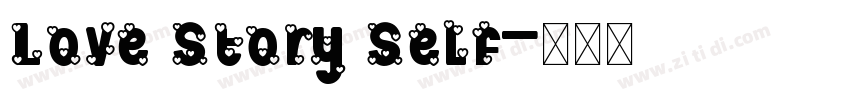 Love Story Self字体转换